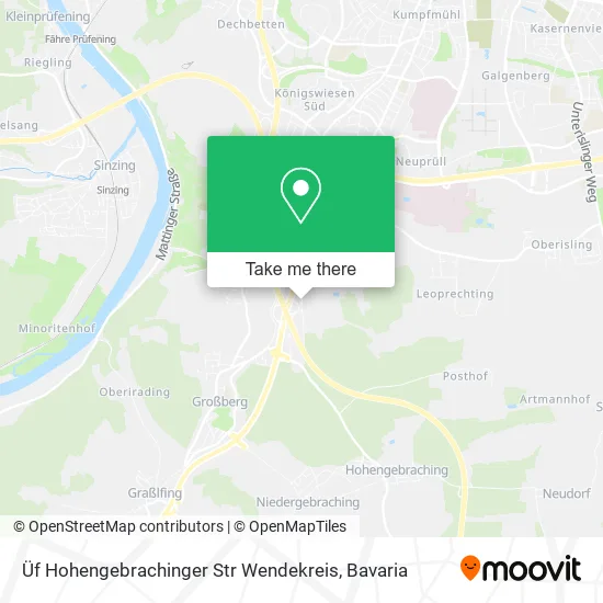 Карта Üf Hohengebrachinger Str Wendekreis