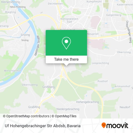 Карта Uf Hohengebrachinger Str Abdsb
