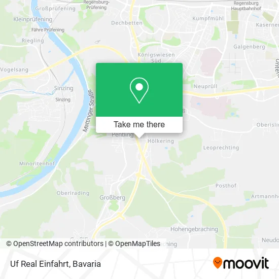 Карта Uf Real Einfahrt