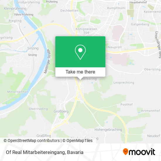 Карта Of Real Mitarbeitereingang