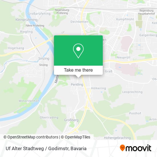 Карта Uf Alter Stadtweg / Godimstr