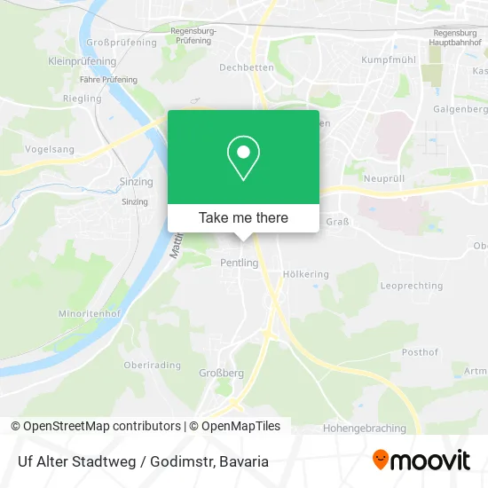 Uf Alter Stadtweg / Godimstr map