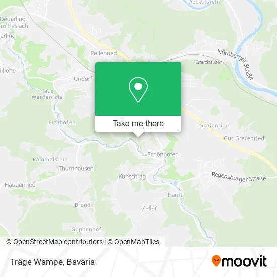 Карта Träge Wampe