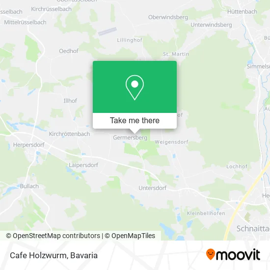 Карта Cafe Holzwurm