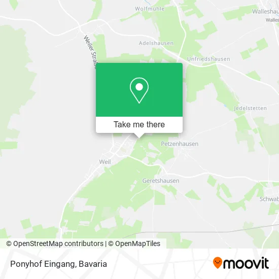 Карта Ponyhof Eingang