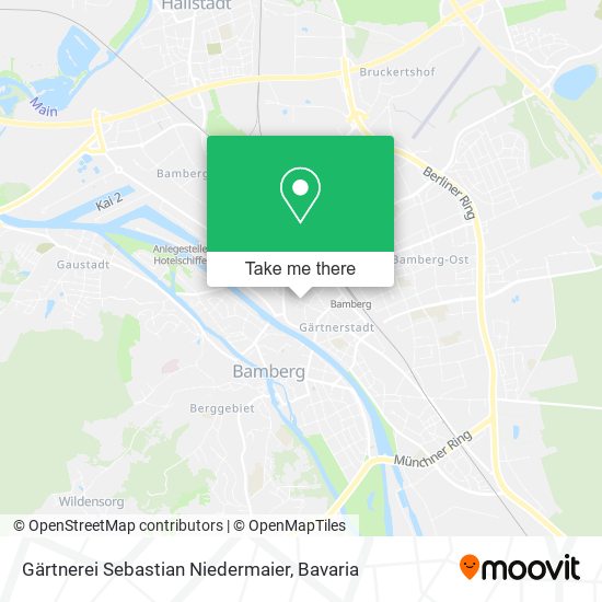 Gärtnerei Sebastian Niedermaier map