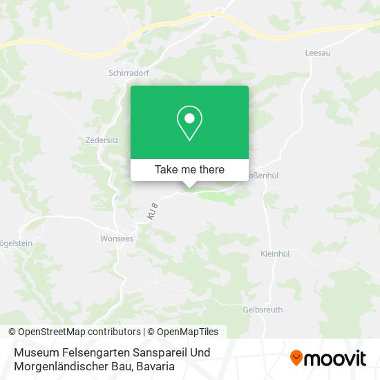 Museum Felsengarten Sanspareil Und Morgenländischer Bau map