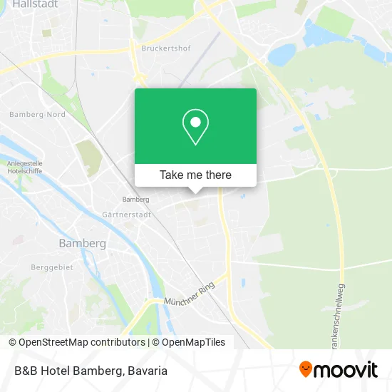 Карта B&B Hotel Bamberg