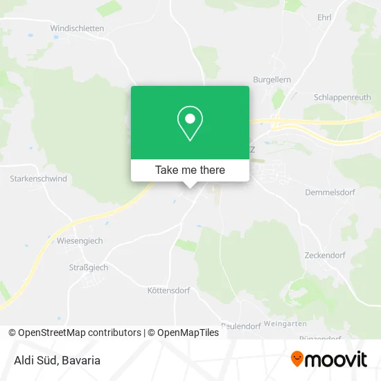 Aldi Süd map