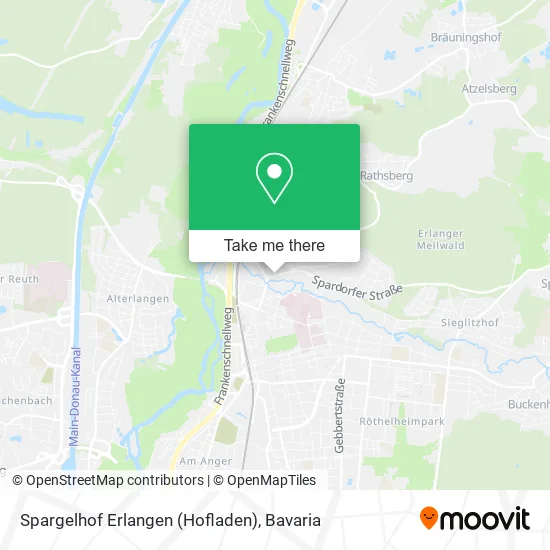 Карта Spargelhof Erlangen (Hofladen)