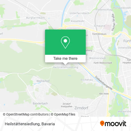 Карта Heilstättensiedlung