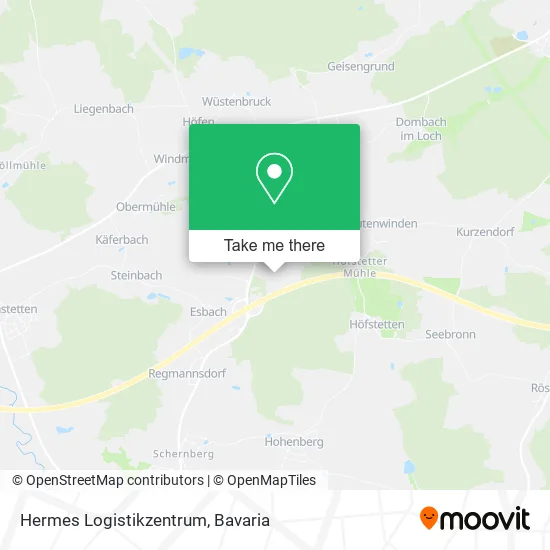 Карта Hermes Logistikzentrum