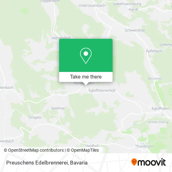 Карта Preuschens Edelbrennerei