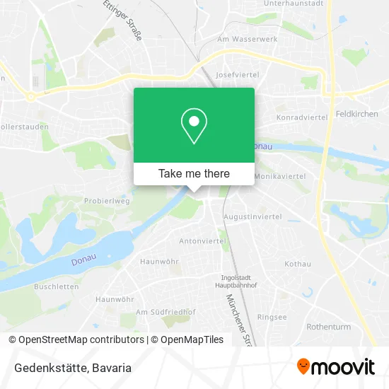 Карта Gedenkstätte