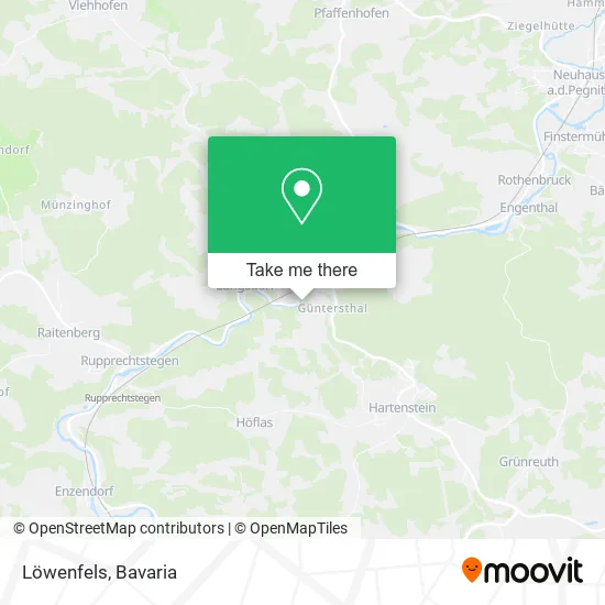 Карта Löwenfels