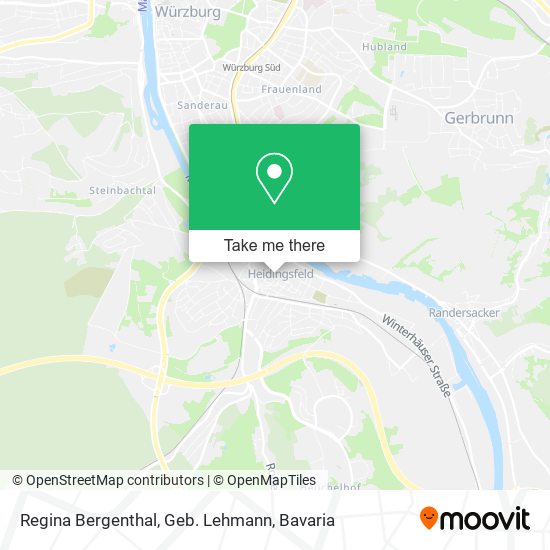 Regina Bergenthal, Geb. Lehmann map