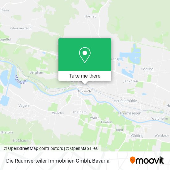 Карта Die Raumverteiler Immobilien Gmbh