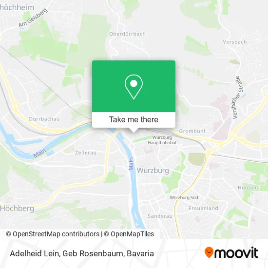 Adelheid Lein, Geb Rosenbaum map