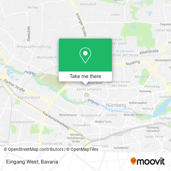 Карта Eingang West