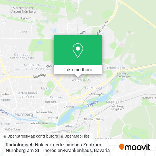 Карта Radiologisch-Nuklearmedizinisches Zentrum Nürnberg am St. Theresien-Krankenhaus