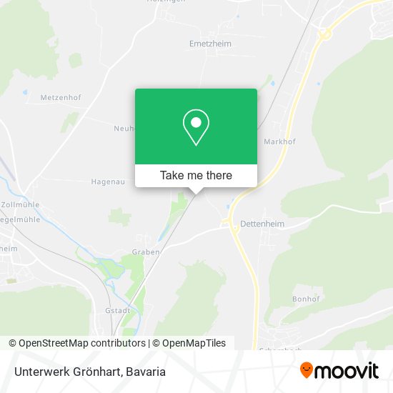 Unterwerk Grönhart map