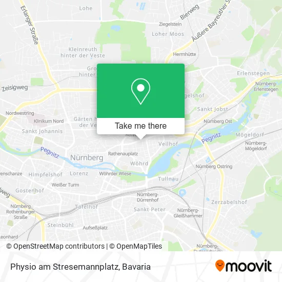 Карта Physio am Stresemannplatz
