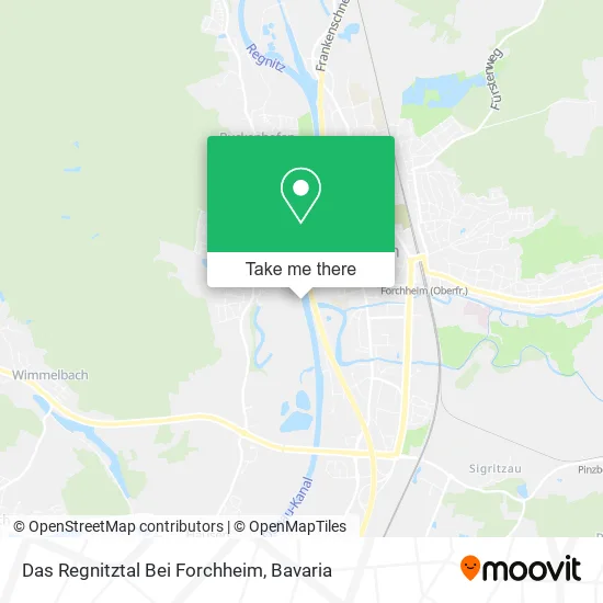 Карта Das Regnitztal Bei Forchheim