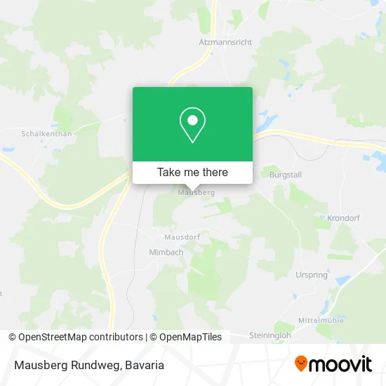 Карта Mausberg Rundweg