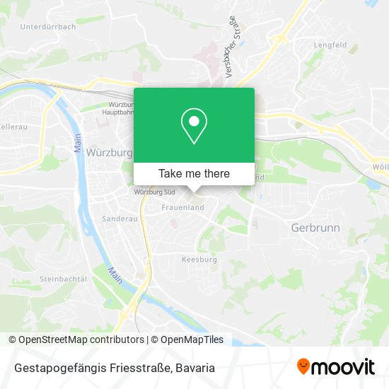 Gestapogefängis Friesstraße map