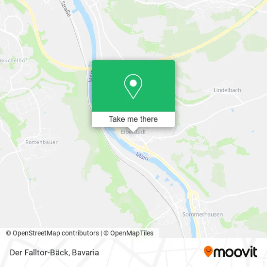 Карта Der Falltor-Bäck