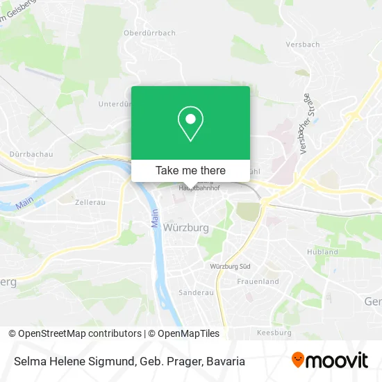 Карта Selma Helene Sigmund, Geb. Prager