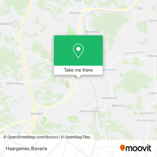 Карта Haargenau