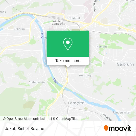 Карта Jakob Sichel