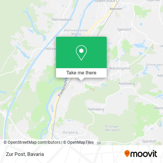 Карта Zur Post