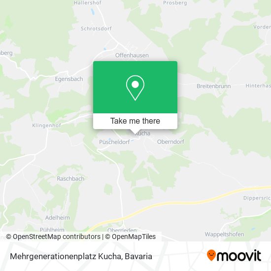 Mehrgenerationenplatz Kucha map