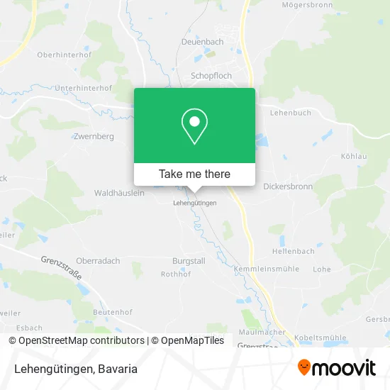 Карта Lehengütingen