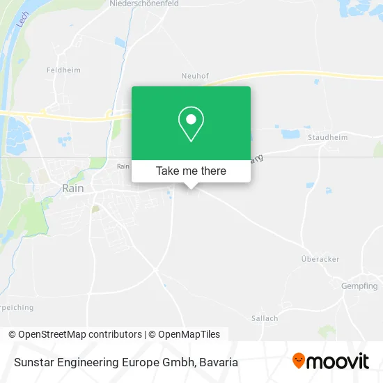 Карта Sunstar Engineering Europe Gmbh