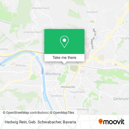 Карта Hedwig Rein, Geb. Schwabacher