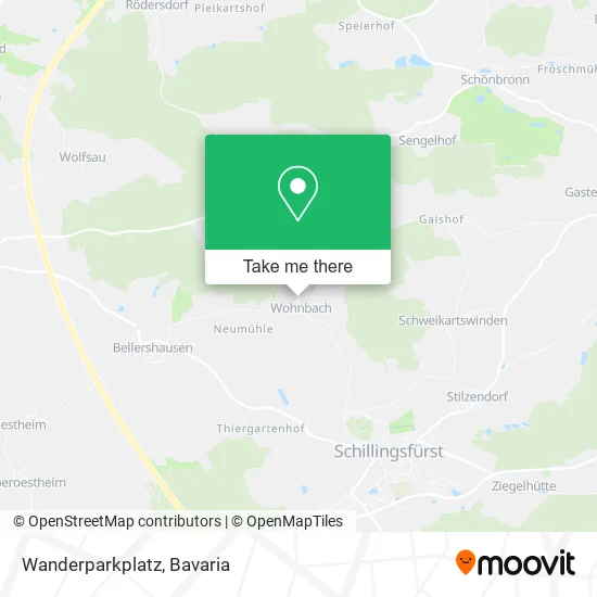 Карта Wanderparkplatz