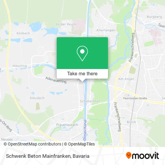 Карта Schwenk Beton Mainfranken