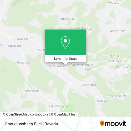 Карта Oberzaunsbach-Blick