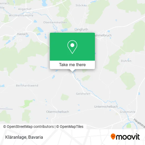 Карта Kläranlage