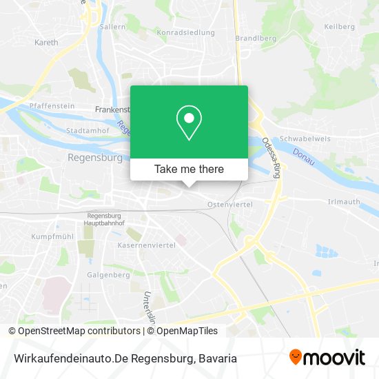 Карта Wirkaufendeinauto.De Regensburg