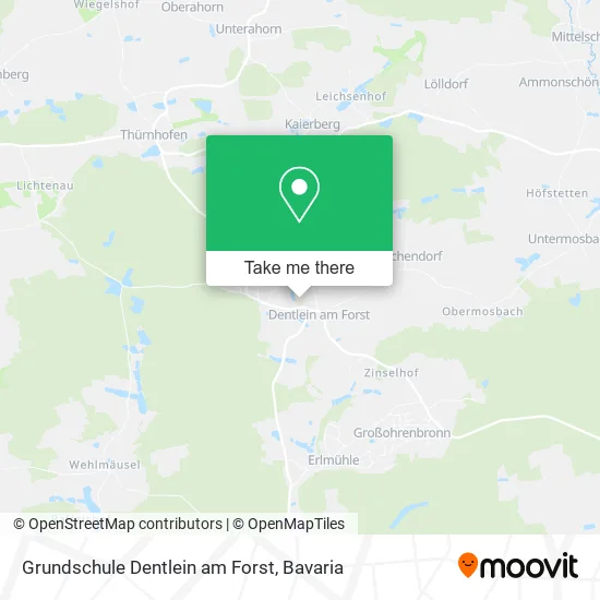 Карта Grundschule Dentlein am Forst
