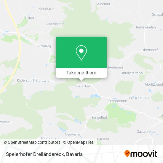 Speierhofer Dreiländereck map