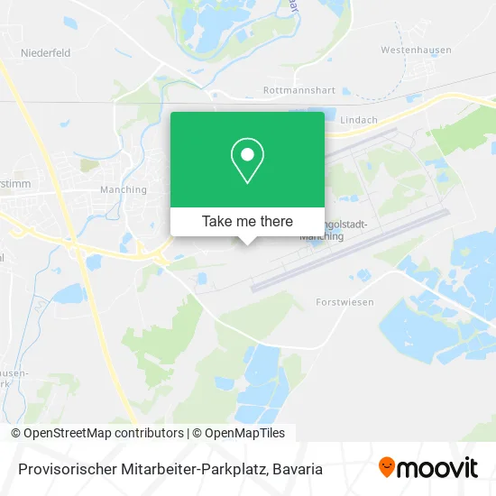 Карта Provisorischer Mitarbeiter-Parkplatz