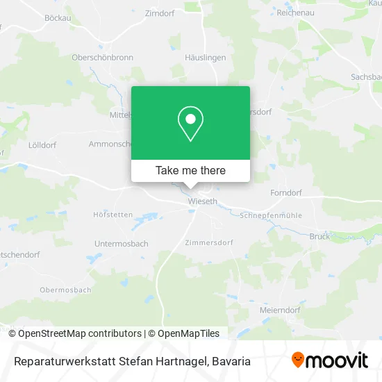 Карта Reparaturwerkstatt Stefan Hartnagel
