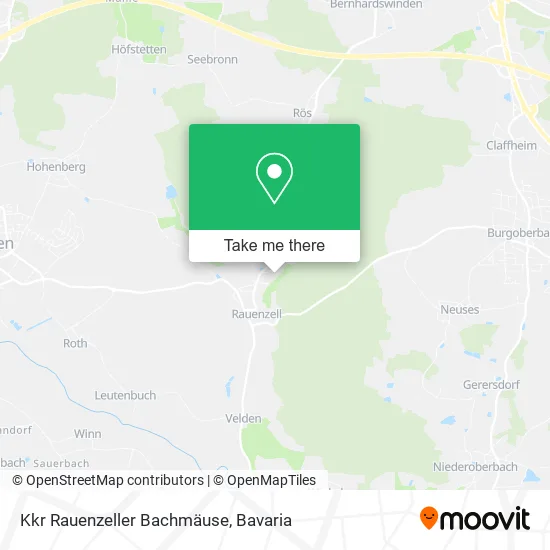 Карта Kkr Rauenzeller Bachmäuse