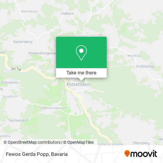 Карта Fewos Gerda Popp