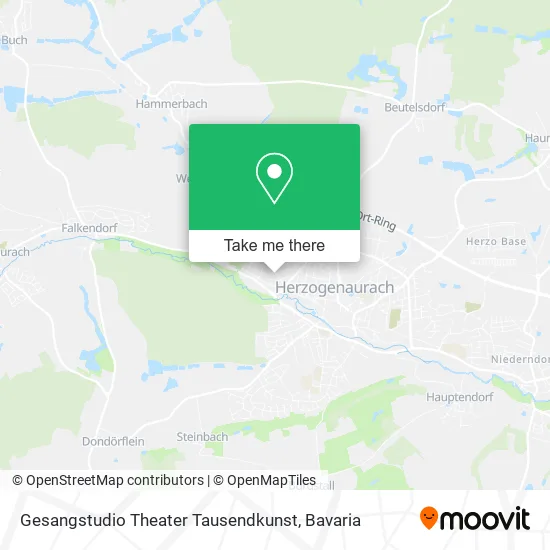 Карта Gesangstudio Theater Tausendkunst